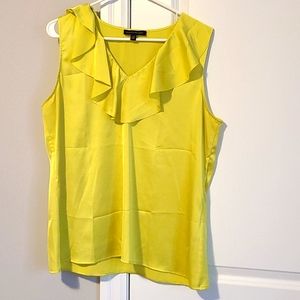Ladies top, Banana Republic, size Large, yellow, light weight